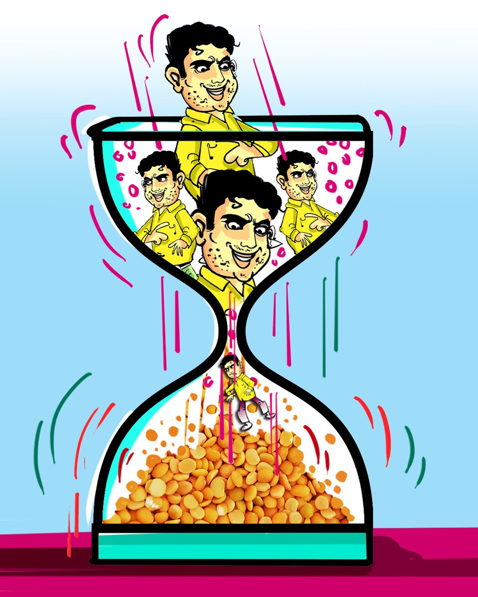 JaganeKavali's tweet photo. ఏ రుబ్బురోళ్లో వేసి రుబ్బినా .. వచ్చేది అదే పిండన్నట్టు..
ఏ వేషంకట్టినా.. ఏ.. వేషాలేసినా.. పప్పు పప్పే కదా!
.....
#SandClock #PappuSandClock
#PappuPulakesh #NaraPulakesh
#AndhraPappu #TdpPappu #PappuPaadaYatra 
#maalokam #Pitchimaalokam 
#CBN #TDP #FunnyStar #NaraFunnyMoments https://t.co/oXrK1ye3Qv