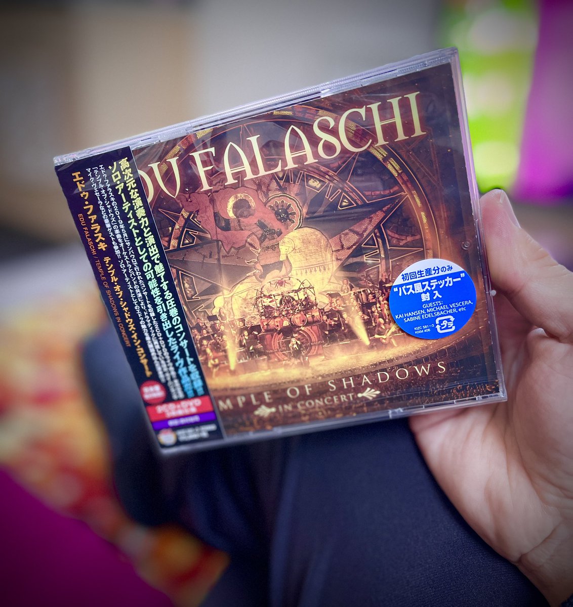 cadeopente's tweet photo. Got this @falaschioficial from @CDJapan | top notch website! #cdjapan #edufalaschi #templeofshadowsinconcert https://t.co/DHr8ASvjOH