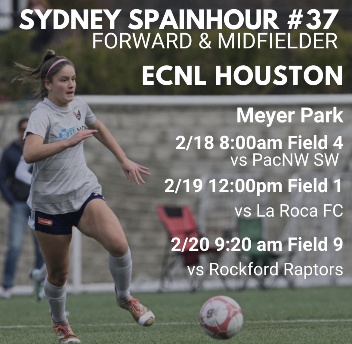 UPDATED SCHEDULE!! Can’t wait to see you in Houston!!! <a href="/TopDrawerSoccer/">TopDrawerSoccer</a> <a href="/NCFC_ECNLGirls/">NCFC ECNL Girls</a> <a href="/ECNLgirls/">ECNL Girls</a> <a href="/PrepSoccer/">Prep Soccer ⚽️</a>