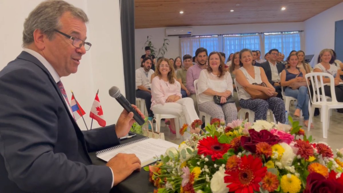 CanEmbParaguay's tweet photo. #CooperationInAction 🇨🇦🇵🇾
Did you know that the #CanadaFund is celebrating 50 years? Ambassador @ReidSirrs_CAN celebrated it together with the representatives of the projects in Paraguay supported by the #CanadaFund 1/2 https://t.co/dWbUWNzMAN