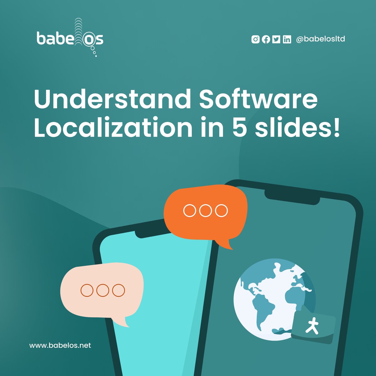 Babelos's tweet image. Software localization requires translating texts, images &amp;amp; other user interface elements of a software product into the target audience&apos;s native language.

#Babelos #BabelosLtd  #softwarelocalization #localization #localizationservices