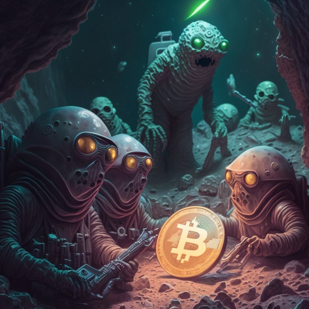 saylor's tweet image. Don't give the Space Aliens your #Bitcoin.