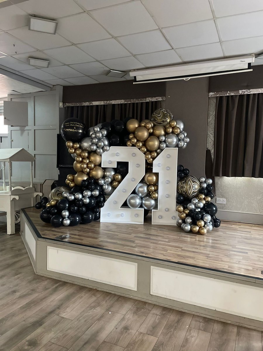 xstatic_co's tweet photo. our birthday display set up + balloon clusters turned out better than we thought 😍 #balloondisplay #birthday #balloonarch https://t.co/S6mFrMrhFy