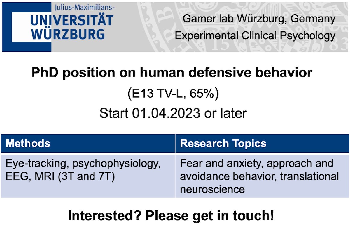 🚨 Job alert 🚨
PhD student position in Würzburg, Germany