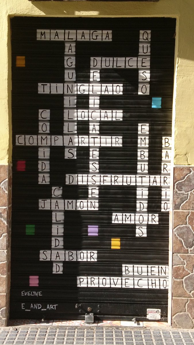 StevenFawkes's tweet image. Street art in Malaga discovered as part of #ALL4Language CLIL week @erasmus+. Is this a new take on the writing frame?