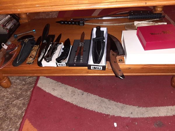 Bodmin Response officers arrested a male last night on suspicion of four offences. 
Located in his property were weapons, drugs and a Taser disguised as a torch.
#Cornwall #Police