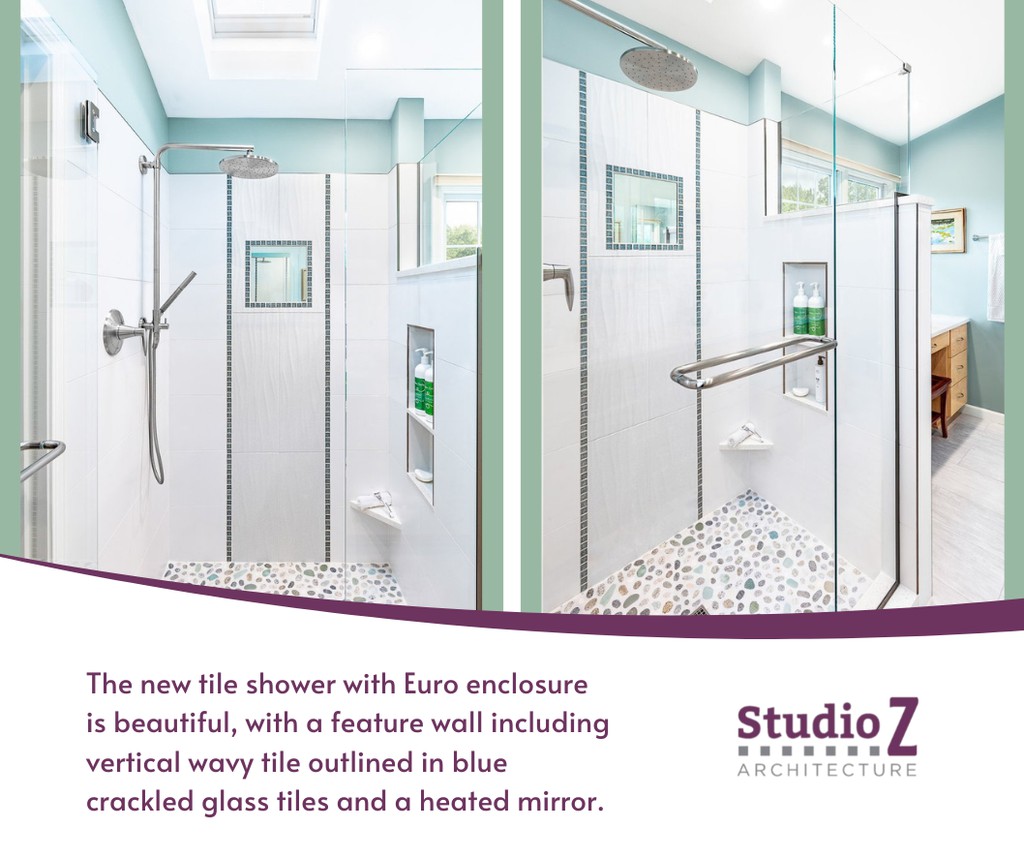 StudioZ_arch's tweet image. We turned this Studio Z team member’s master bathroom that was stuck in the 90s into a modern spa!   

See the transformation here: lttr.ai/7cen

#HomeRemodel #BathroomDesign #BathroomInspiration