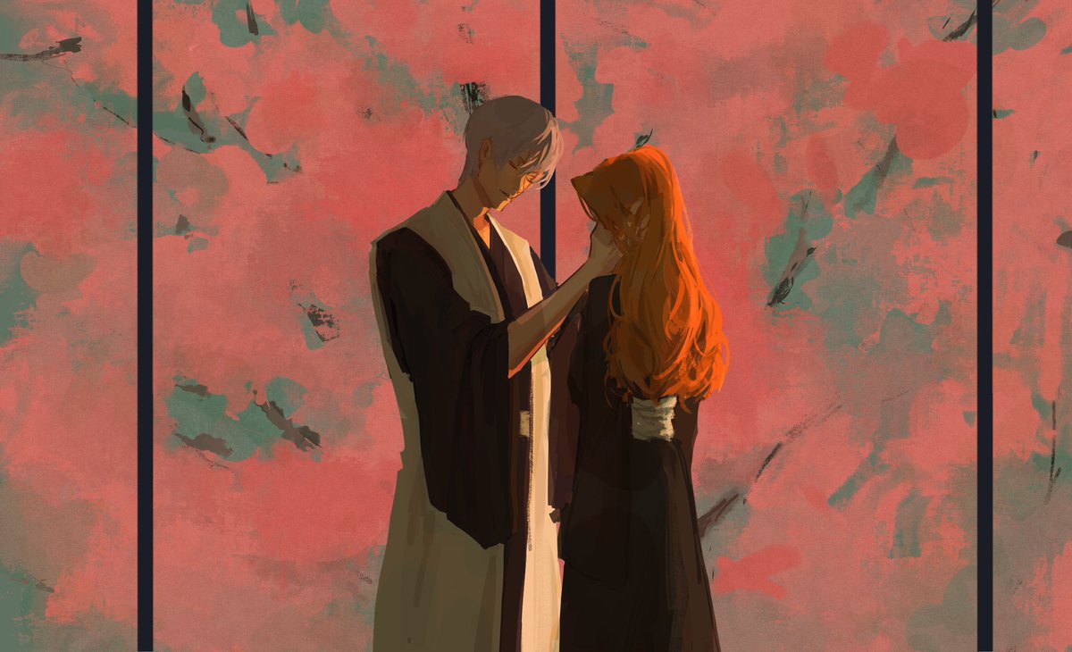 hyovons's tweet photo. 过节，画之
#BLEACH #市丸ギン ＃松本乱菊 ＃ギン乱 #银菊 https://t.co/HXDGbqMP42