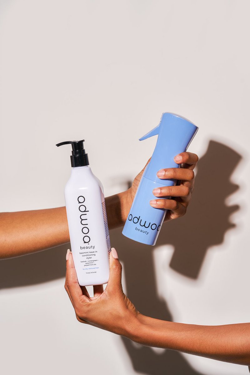 the wetter, the better. 💦
⠀
our 360 continuous mist sprayer dispenses 1.25 cc per 1 second of spray. get it at adwoabeauty.com.