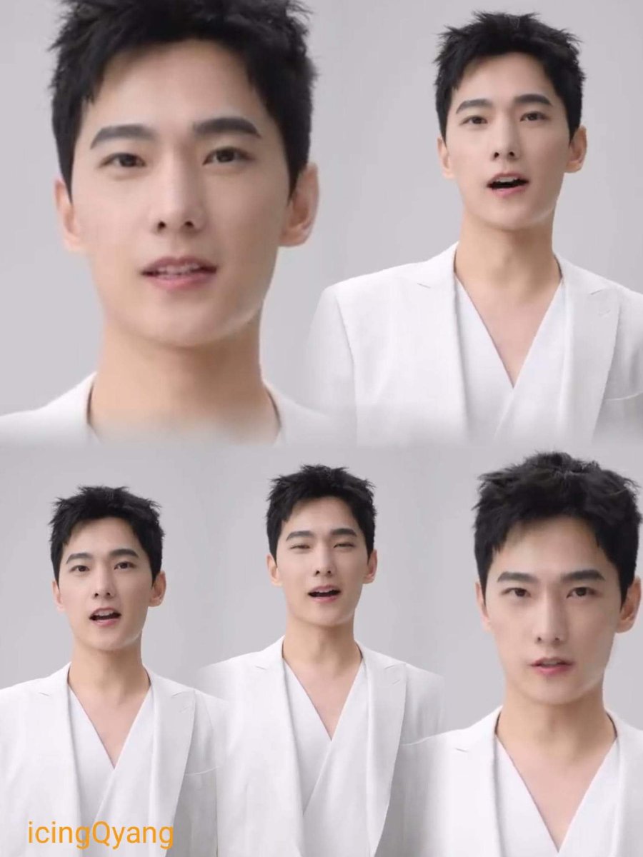 #screenshots from #YangYang杨洋 latest CV for #lorealpro hair care. Looking brilliant and dazzling as he talks about the benefits of the product. #influencer #gorgeousman