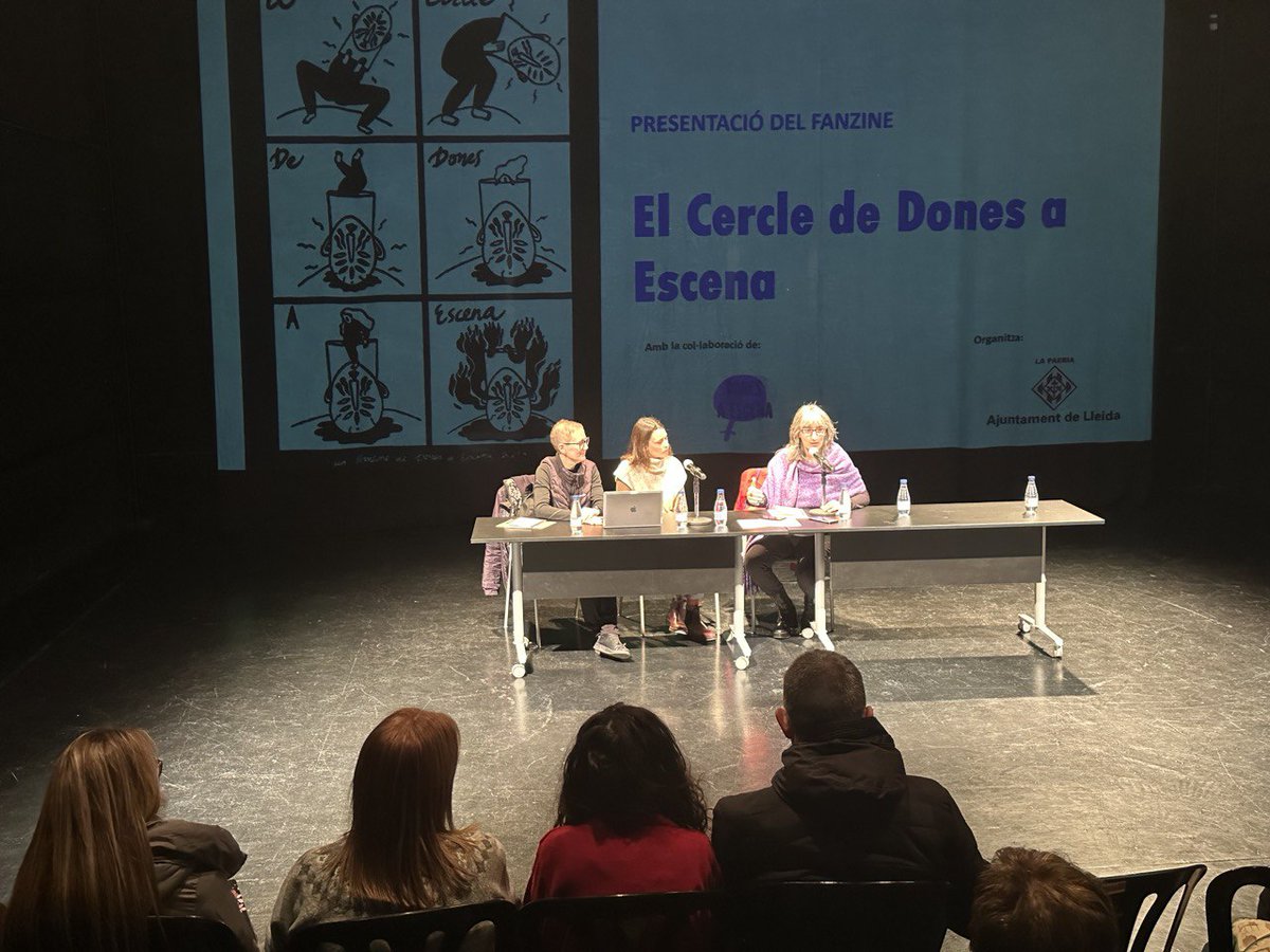 🫶 Presentació del Fanzine El cercle de <a href="/DonesAEscena/">Dones A Escena — Lleida</a> 

📒Una publicació al voltant dels casos de l'<a href="/aula_teatre/">L'Aula</a>  perquè els centres d’ensenyament secundari de #Lleida treballin en la prevenció dels abusos sexuals en diferents àmbits 

ℹ️ bit.ly/3RRvEiV
