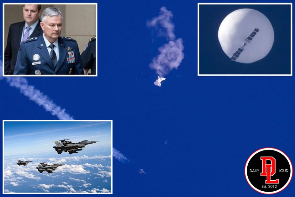 DailyLoud's tweet photo. Top U.S. general not ruling out aliens after military shoots down 3 “UFOs” 😳🛸 https://t.co/JakJrEOOSp