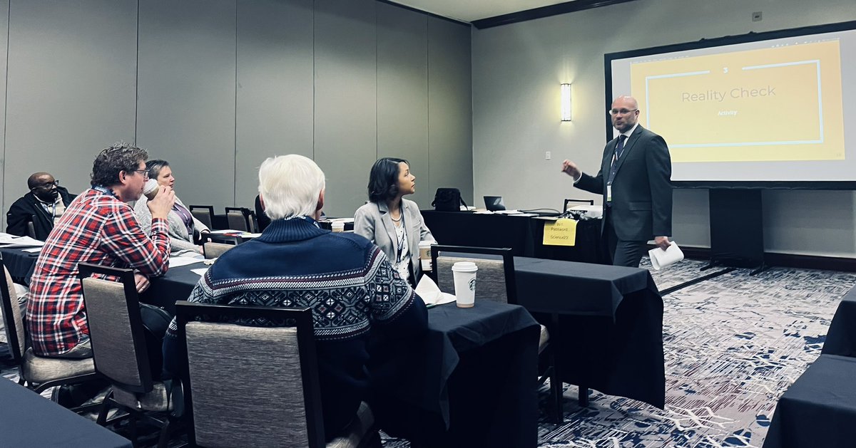 Another great <a href="/msdwt/">Washington Township Schools</a> and <a href="/NCHS_panthers/">North Central High School</a> presenter at the joint <a href="/HASTIsci/">HASTI</a> and <a href="/IndianaCTM/">ICTM Indiana</a> 2023 conference! Jason Berkholz shining💡 on student stories and experiences. #WhyWT