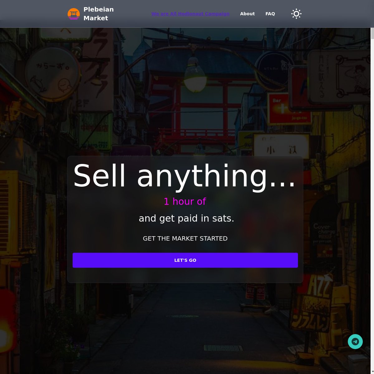 ⚡  New venue  ⚡

Plebeian Market  
<a href="/PlebeianMarket/">PlebeianMarket</a>
Plebeian Market is a distributed self sovereign P2P market place.

LightningNetworkStores.com/e/plebeian.mar…
Made by @HodlrDotRocks @j__khan <a href="/btc_remnant/">Luis Miguel</a> <a href="/ibz/">ibz</a>

#LN #btc #lightning #bitcoin #bitcoinLNS