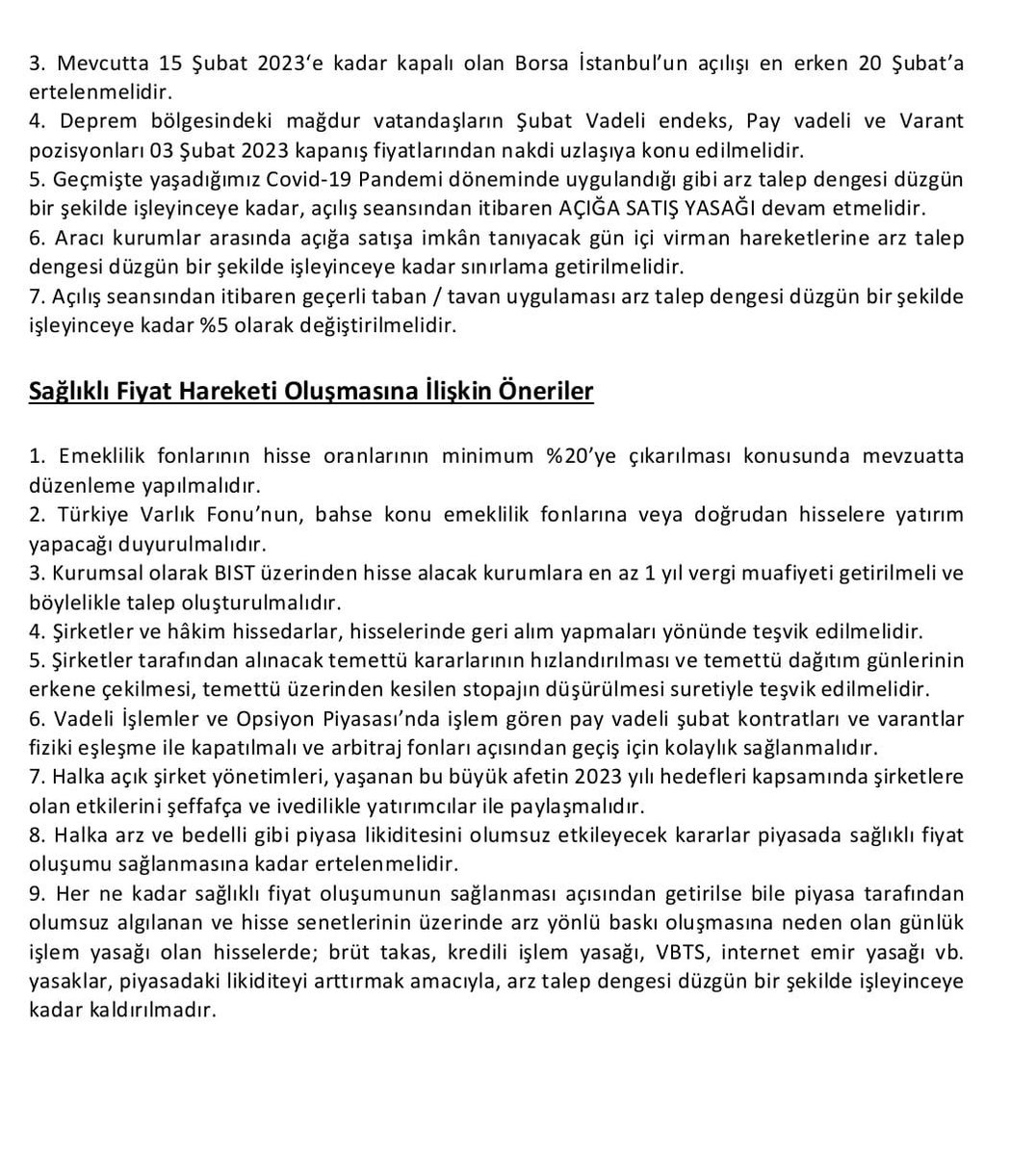 🎯 Borsa İnisiyatif Grubu Kamuoyu Açıklaması 

#Borsadaİslemleriptaledilsin 
#borsa 
#bist 

Beğen Paylaş ve Destek ol