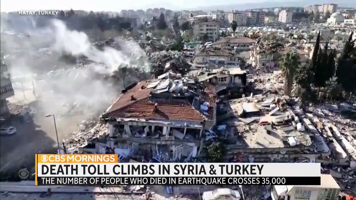 CBS Mornings on Twitter "What was once an olive grove in Turkey is now