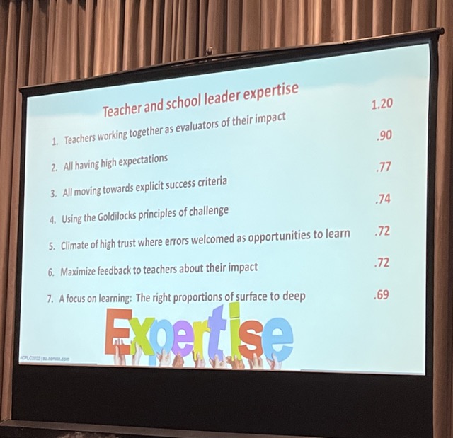 Check out new research from John Hattie on expertise! #visiblelearning
