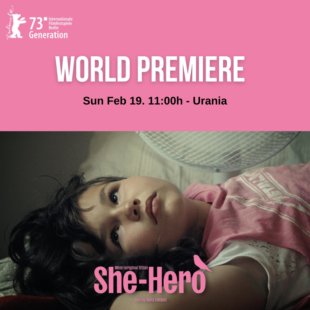 TaskovskiFilms's tweet photo. 💥 World Premiere of feature fiction film SHE-HERO by Mira Fornay in the Generation K plus program of @berlinale . 💥
@filmovyustav  @rtvs @FilmtopiaSK  
World rights are held by MIRAFOX 
👉 https://t.co/LttuE4Dzcb

#Berlinale, #Berlinale2023 #generationkplus #kidsfilms https://t.co/5R5m7684sb