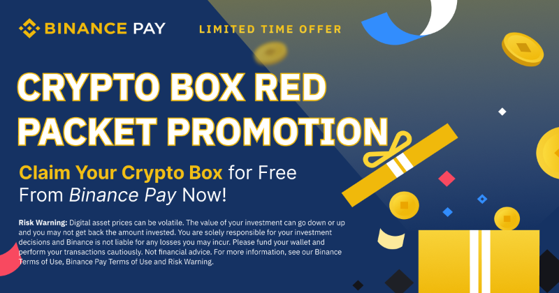 binance's tweet photo. Get free crypto with #Binance Pay!

Head over to Binance Pay to claim your free crypto box worth between $0.01 and $3 #BUSD.

P.s. Invite your friends to claim theirs and secure more boxes for yourself 🤝