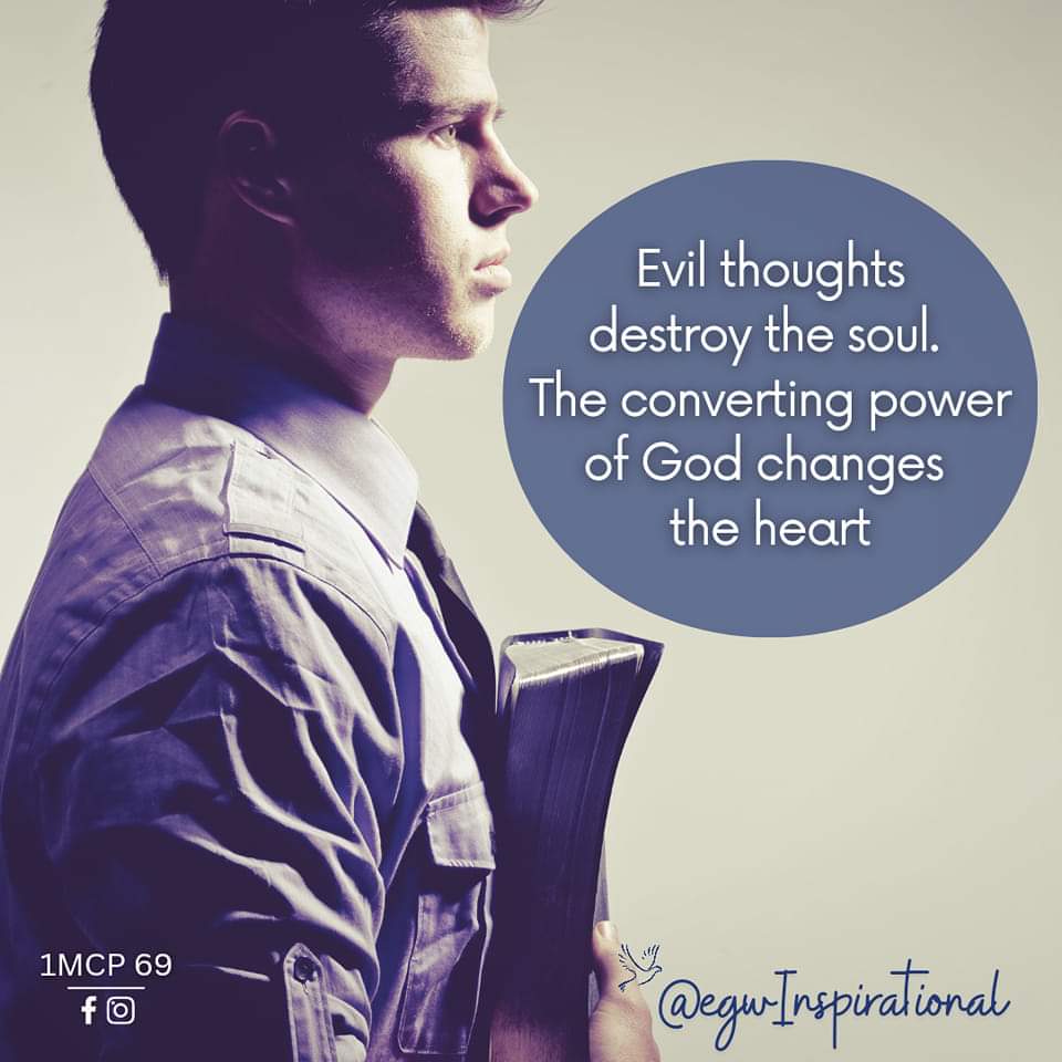 QuotesEgw's tweet photo. Every thought must be brought into captivity to the obedience of Christ. All the habits must be brought under God's control. 1MCP 69. #egw #MindCharacterAndPersonalityVol1

#love #understanding #Grace #God #hope #mind #heart #Truth #spiritualwarefare  🕊️ EGW Inspirational Quotes https://t.co/Tb3mt4Wa5Z