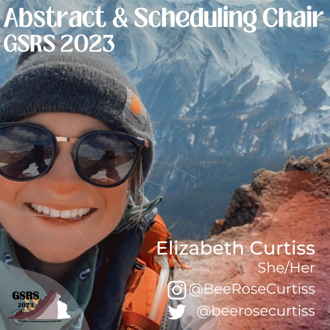 GSRS_VTGeos's tweet image. Only 3 days left until GSRS! Let’s meet our Abstract &amp;amp; Scheduling Committee, chaired by @BeeRoseCurtiss (3rd Ph.D. student).

Other committee members are @akwagalakwe (3rd year Ph.D. student), and Alina (2nd year Ph.D. student)