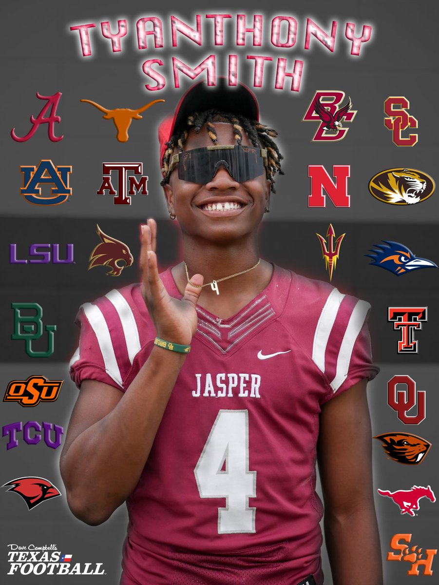𝚃𝚑𝚎 𝙽𝚘. 𝟷 𝙸𝙻𝙱 𝚒𝚗 𝚃𝚎𝚡𝚊𝚜 𝚏𝚘𝚛 𝟸𝟶𝟸𝟺

texasfootball.com/recruiting/pla…

<a href="/Tyanthonysmith1/">Hurricane Smith</a> <a href="/JHSBulldogFB/">Jasper HS Football</a> | #dctf #txhsfb