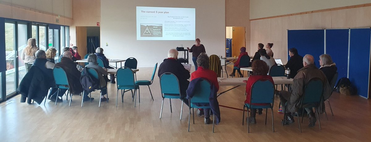 Community engagement in action on #Raasay #RaasayDevelopmentTrust #CarbonNeutralIslands #CommunityLed @SocEntScot @HIClimateHub #NetZero #leasachadh #coimhearsnachd