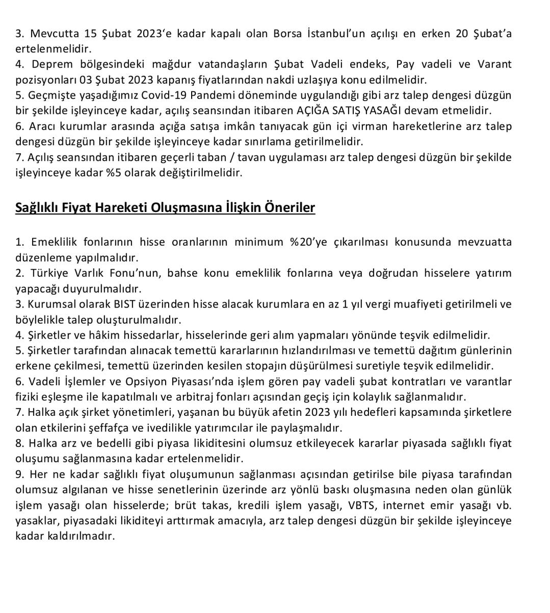 🚨Borsa İnisiyatif Grubu Kamuoyu Açıklaması 🚨
#Borsadaİslemleriptaledilsin 
#borsa 
#bist 

Beğen Paylaş ve Destek ol