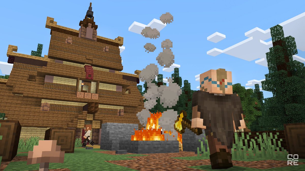 Viking scenery in #Minecraft