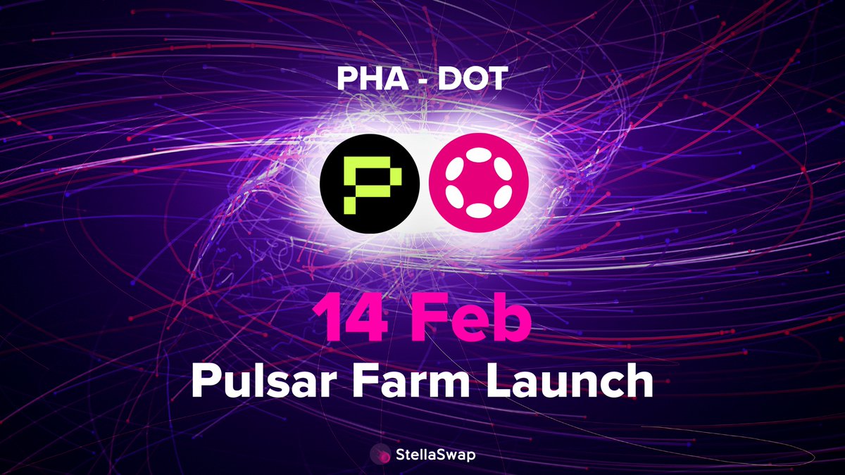 We've partnered with <a href="/PhalaNetwork/">Phala</a> to bring $PHA into <a href="/MoonbeamNetwork/">Moonbeam Network</a>! 🎊🚀

Furthering our quest to be the most efficient trading venue for <a href="/Polkadot/">Polkadot</a>, we're going to list $PHA on Pulsar. Crosschain farm launch via XCM in effect 😍

Get your $PHA ready! 💥 More details 👇