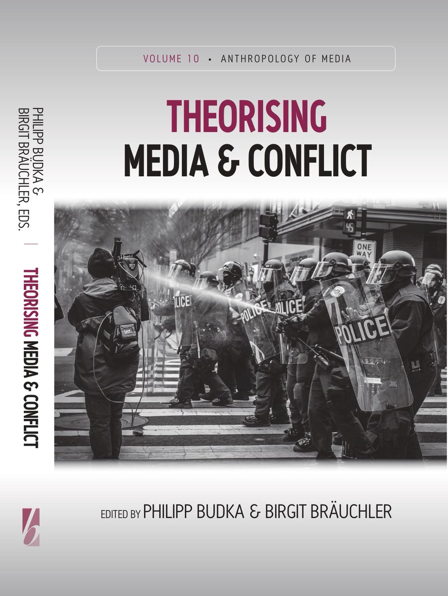 The book Theorising Media &amp; Conflict is now available in paperback!
berghahnbooks.com/title/BudkaThe…
➡️edited by me &amp; <a href="/BirgitMGB/">bb</a> 
➡️10th vol. in <a href="/berghahnbooks/">Berghahn Books</a>' #Anthropology of #Media series
➡️intro openly available 
➡️14 chapters 
➡️afterword by <a href="/JohnPostill/">John Postill</a>