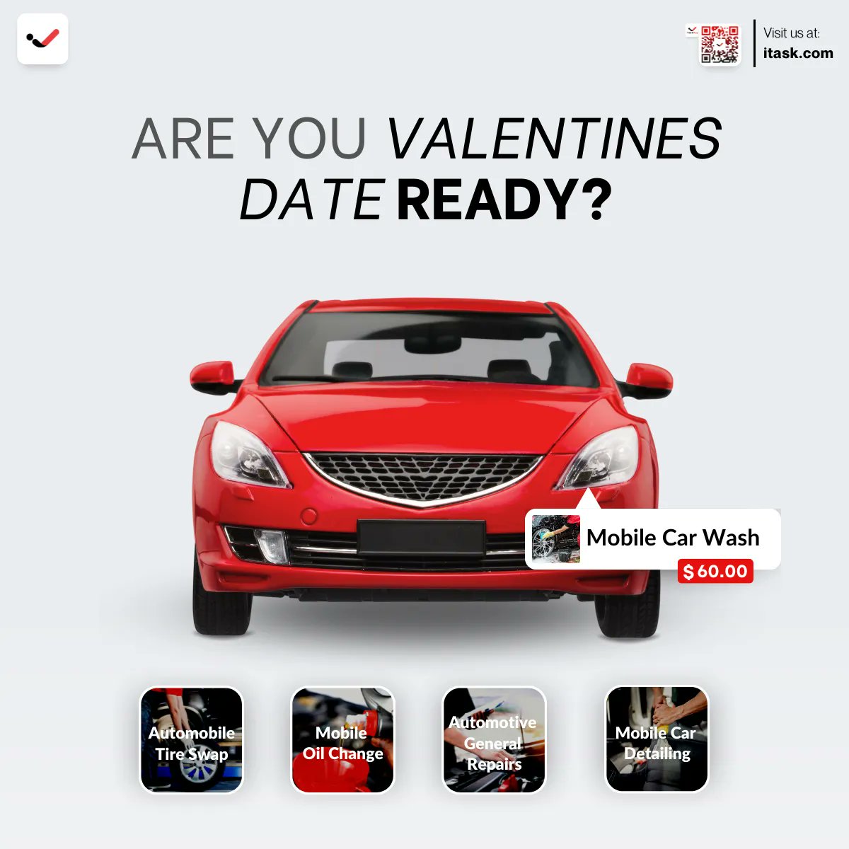 iTaskAppCanada's tweet image. Getting ready for the #valentines? 

itask.com has got you covered on the day of hearts. ❣️

✔ Automotive Services
✔ Home Cleaning
✔ Transportation Services
✔ Personal/Private Chef 

#iTaskApp #iTaskServices #iTasker #iTaskAppCanada  #banff #vanc…