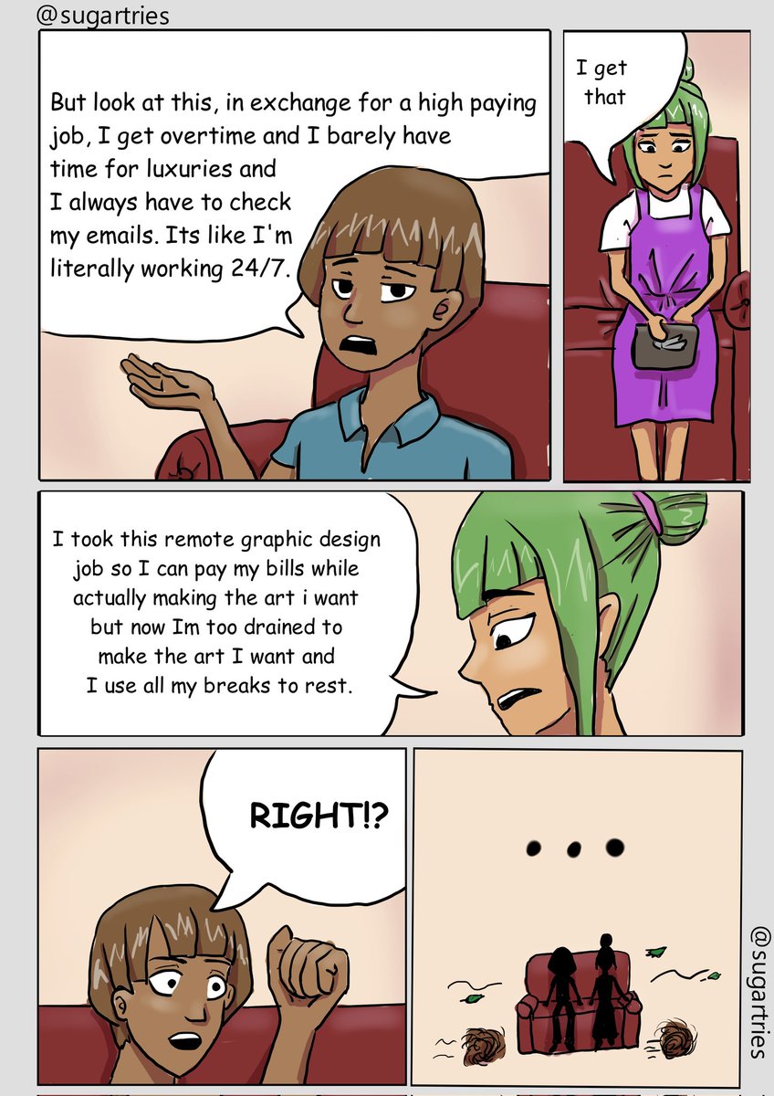 sugartries's tweet photo. A comic about this generation's harsh reality

#comic #webtoon #webcomic #art #cartoon #ComicArt #comicstrip #funny #humor https://t.co/fFN9hDBgNA