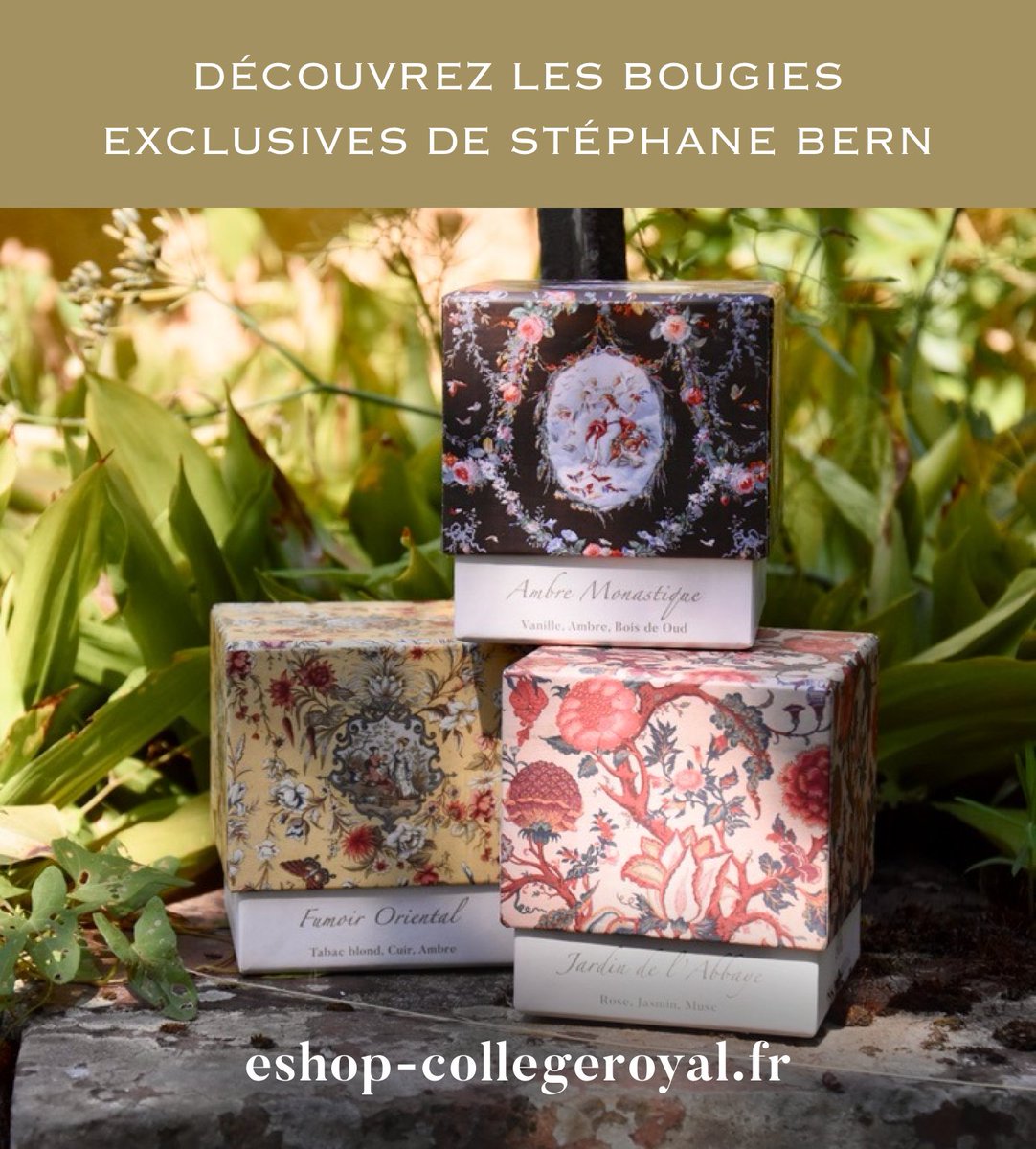 CollegeroyalSAS's tweet image. Les bougies Collège Royal👑🕯️

3 senteurs choisies par @bernstephane en écho à l&apos;histoire du @college_tg
🌿Bougie Jardin de l&apos;Abbaye 
🪵Bougie Ambre Monastique 
🧭 Bougie Fumoir Oriental 

À découvrir sur eshop-collegeroyal.fr !