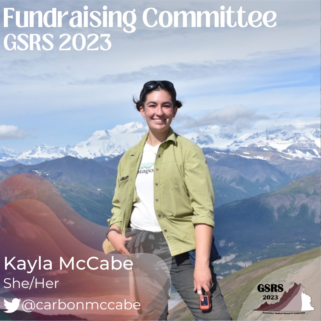 GSRS_VTGeos's tweet image. We’re only 2 days away from GSRS 2023! Let’s meet our Fundraising Committee, chaired by @geochemcecelia (2nd year Ph.D. student).

Other committee members are @beckerite_ (2nd year M.S. student), @carbonmccabe (2nd year M.S. student), and @sedimentamy (2nd year Ph.D. student)