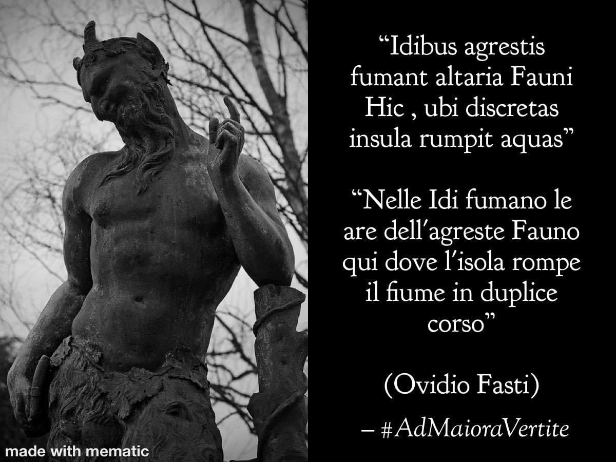 Tommygladius79's tweet image. Il Tempio di Fauno sull’Isola Tiberina

Roma Idi di Febbraio 559 AUC (13 febbraio 194 AEV)

“Nelle Idi fumano le are dell'agreste Fauno qui dove l'isola rompe il fiume in duplice corso”

(Ovidio Fasti)

Roma è la Luce

#AdMaioraVertite #Fauno #Tempio #Storia #MosMaiorum