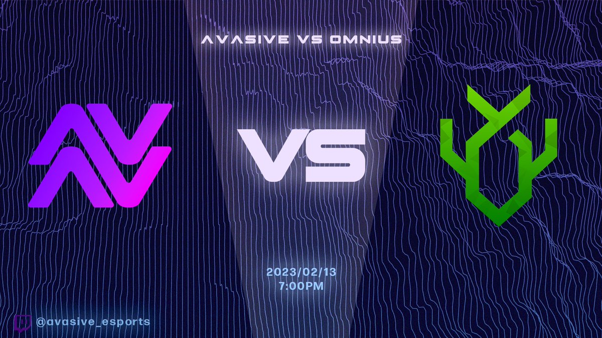 Avasive_esports's tweet photo. 🟣Game tonight🟣

Avasive vs Omnius fighting it out tonight!

https://t.co/jW970VPmwF

#Avasive vs @omnius_gaming 

@dragamoretweet casting for us 💜 https://t.co/ITz8yusvTn
