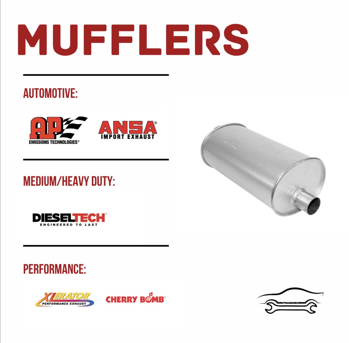 AP's mufflers are the ones for you! AP continues its tradition of meeting industry demand with direct-fit OE quality mufflers, universal and high flow performance with coverage! ❗📈

Click the link below to read more! 👇

apemissions.com/exhaust-produc…