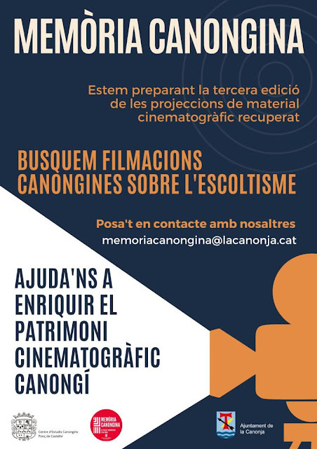 [Nou article!]

Memòria Canongina cerca filmacions de l'Escoltisme a la Canonja

ift.tt/gSZIbw1

El projecte Memòria Canongina, impulsat pel Centre d'Estudis Canongins Ponç de Castellví, està cercant material videogràfic relacionat amb l'Escoltisme a la Canonja, per ta…