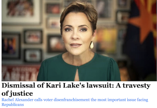 NEW ARTICLE: @WorldNetDaily columnist Rachel Alexander @Rach_IC has been its biggest promoter of the discredited claim that Kari Lake is the real winner of the Arizona governor's race and that it was stolen from her due to election fraud. conwebwatch.tripod.com/stories/2023/w…