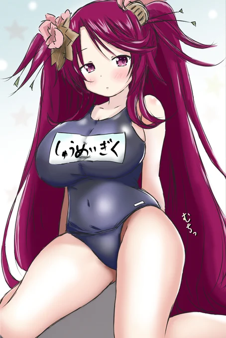 フラワーナイトスク水部 #フラワーナイトガール #花騎士 #スク水 #ハス(花騎士) #リンゴ(花騎士) #シュウメイギク(花騎士) #ヒツジグサ(花騎士) https://t.co/eqMVL5z8xy 