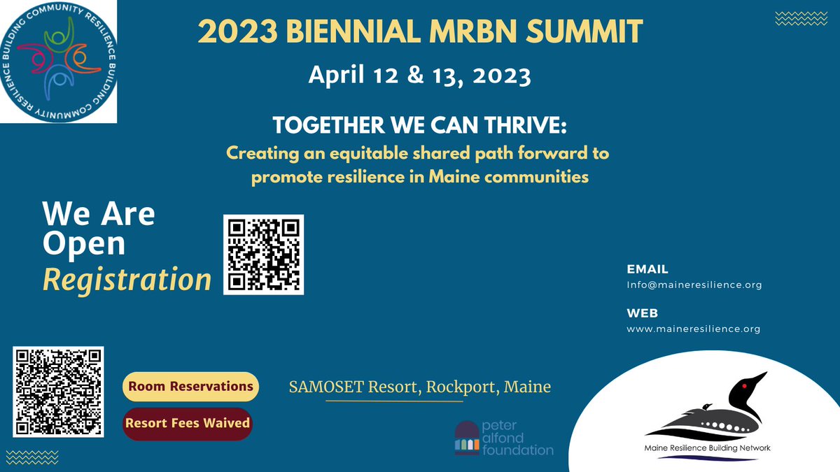 Today is the day! 🥳 Registration for MRBN's Summit is now open! #YouthmattertoME #MRBN #Youthmatter #Publichealth #Resilience #Thriving

ow.ly/CkQ550MPbup