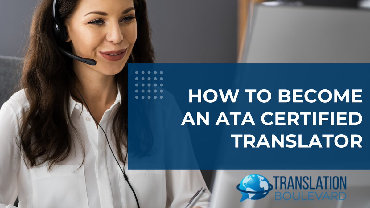 If you wish to showcase your skills and work professionally as a translator, having a certification from the American Translators Association is a must. 

Here's how translationblvd.com/uncategorized/…

#ATA #atacertifiedtranslator #professionaltranslator #ATAcertifiedchinesetranslator