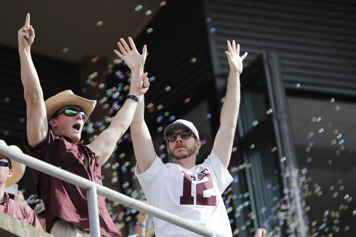 TAMU's tweet photo. That feeling when baseball is back in Aggieland this week…. ⚾️👍 https://t.co/J13UMAjzuX
