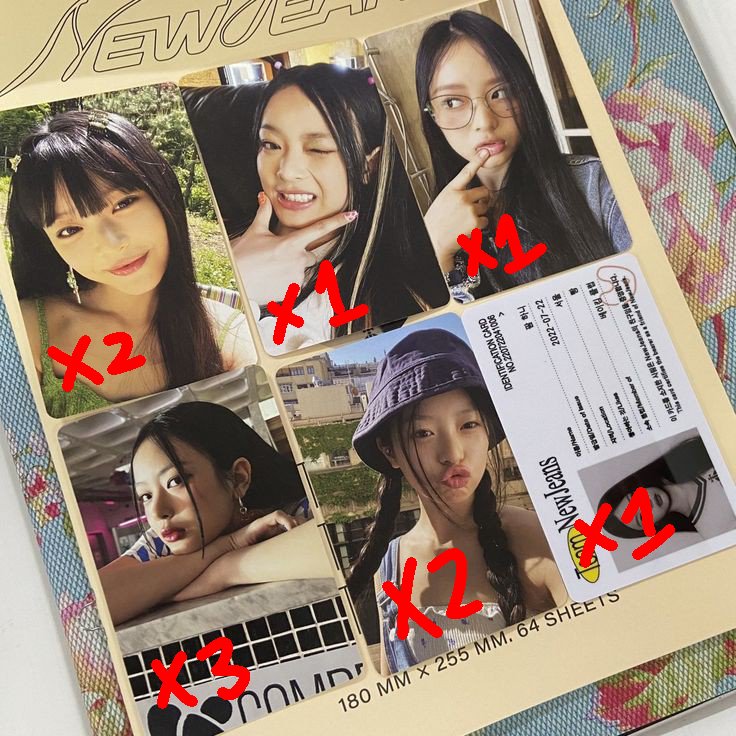 xiaogets_'s tweet photo. wts • lfb

Hanni Bluebook pcs Tingi

- secured already
- prices &amp; quantity on pic
- prio taking more or whole set taker

Dm or Reply to claim !

t. 🎸 wts lfb new jeans nwjns ep.1 bluebook hanni specs pogi tulala id card bh bucket hat noot noot tinkerbell poca photocard https://t.co/or0hbiaKqW