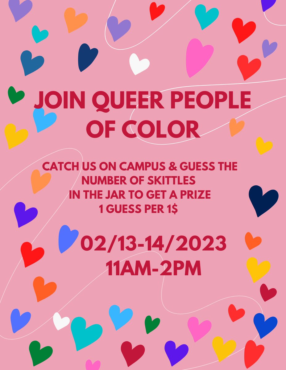 CATCH US ON CAMPUS TODAY and TOMORROW TO GET A PRIZE 11 to 2 💕‼️