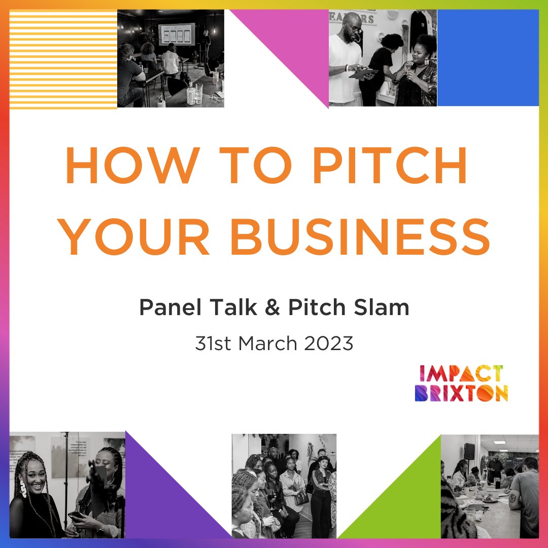 Startup Discovery School (@startupdschool) on Twitter photo On Friday 31st March 2023, <a href="/impactbrixton/">Impact Brixton</a> opens their doors to creators, entrepreneurs and small business owners everywhere who want to learn the skills they need to deliver a show-stopping pitch. Click here: bit.ly/3YJrHir On Friday 31st March 2023, <a href="/impactbrixton/">Impact Brixton</a> opens their doors to creators, entrepreneurs and small business owners everywhere who want to learn the skills they need to deliver a show-stopping pitch. Click here: bit.ly/3YJrHir