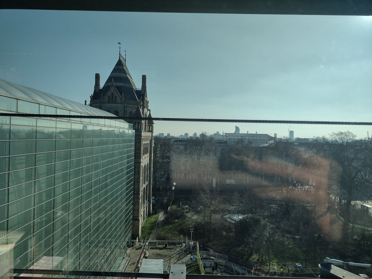View from the office 😍, albeit just for today 😂 featuring the reflection of my hand 👌