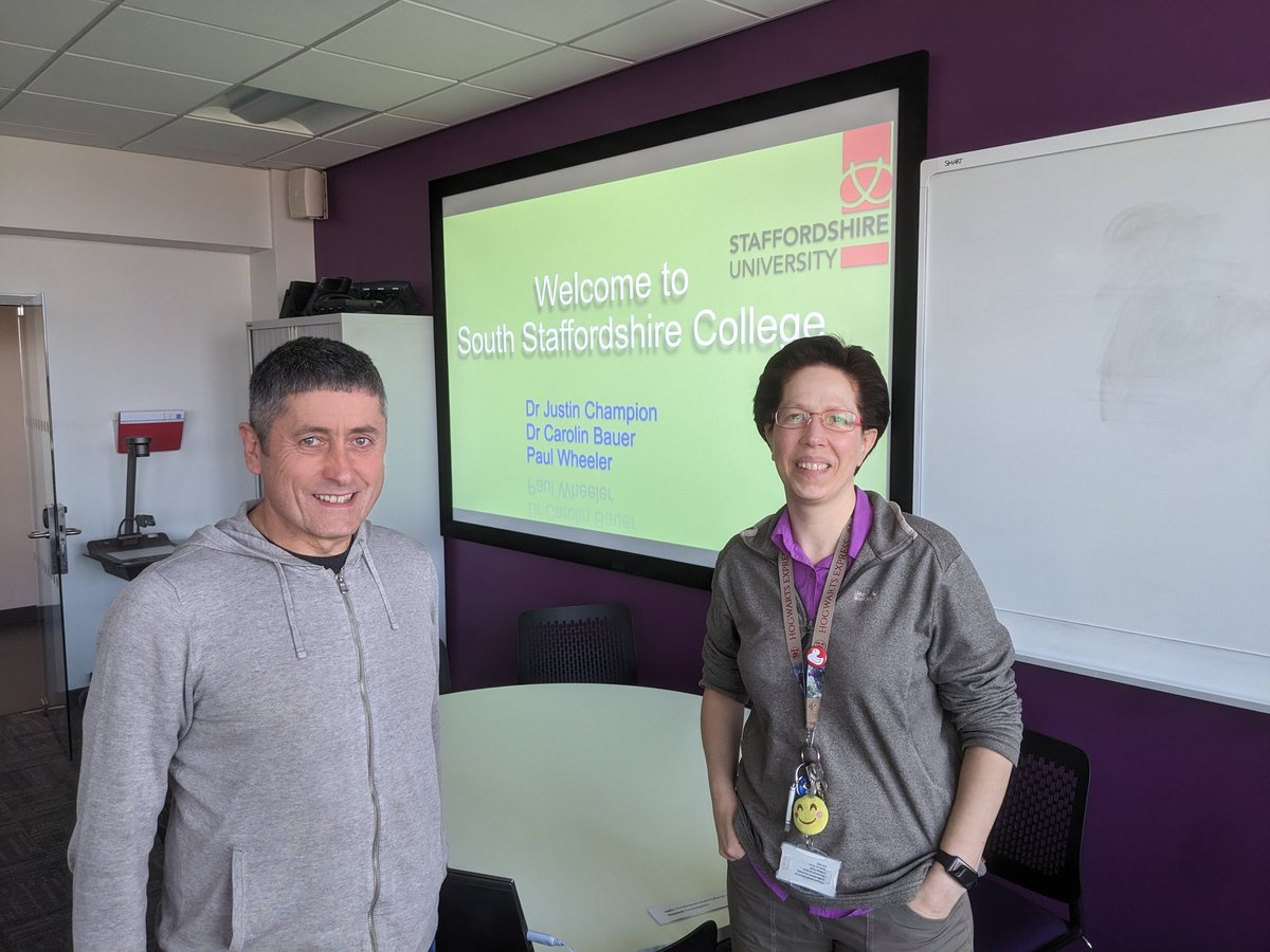 Thanks to Paul & Carolin who were doing a @aws Lambda serverless session with students from @southstaffs 👍👍 @RussellCampion2 @StaffsComputing @StaffsUni #aws #hireatstaffsuni