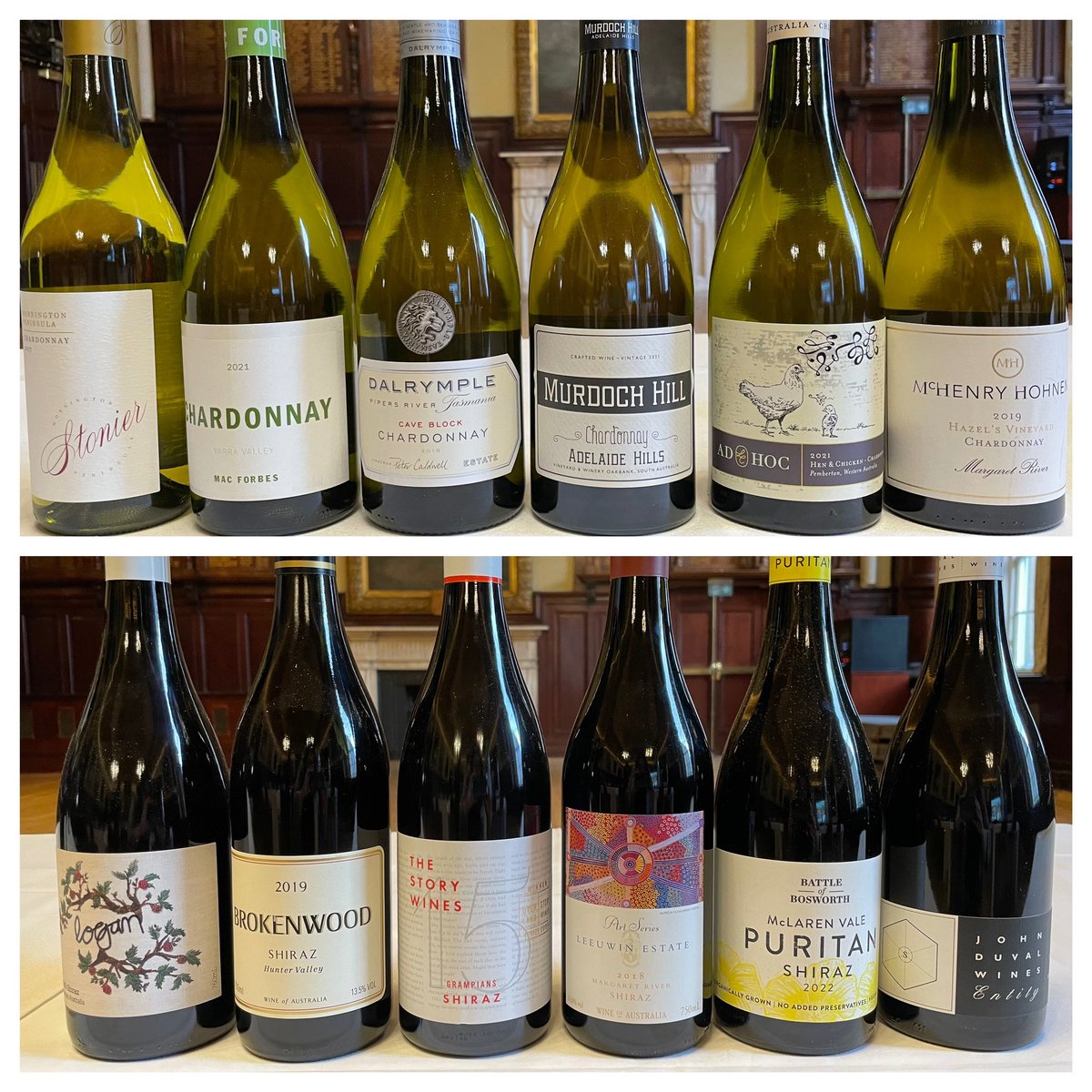 What a cracking line up for our Australian Chardonnay and Shiraz masterclass in Glasgow today. A total pleasure to present these alongside the lovely @winepages and lots of great feedback from the audience. On to Edinburgh now! #australianwinediscovered